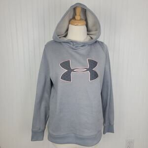Under Armour Grey Long Sleeve Pullover Sweatshirt Size Medium
